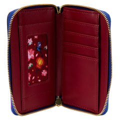 LOUNGEFLY Disney Mulan Castle Zip Around Wallet Mulan One Size