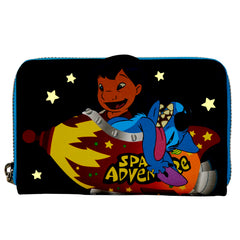 Loungefly 's Disney Lilo and Stitch Space Adventure Zip Around Wallet