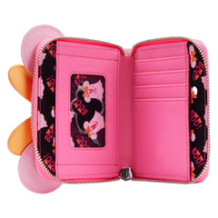 Loungefly Disney Pastel Ghost Minnie Glow in Zip Around Wallet