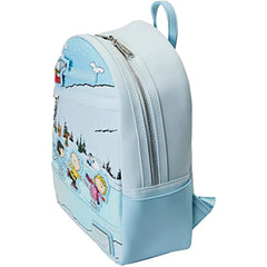 LOUNGEFLY Charlie Brown Ice Skating Double Strap Shoulder Bag