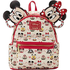 LOUNGEFLY Disney Hot Cocoa Double Strap Shoulder Bag and Ear Headband Set