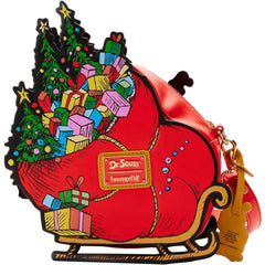 LOUNGEFLY Dr. Seuss' How the Grinch Stole Christmas! Sleigh Crossbody Bag