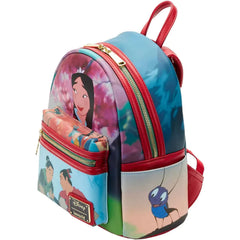 LOUNGEFLY Disney Mulan Princess Scene Double Strap Shoulder Bag