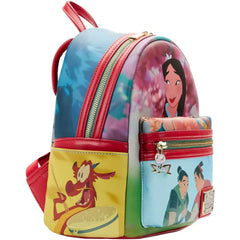 LOUNGEFLY Disney Mulan Princess Scene Double Strap Shoulder Bag