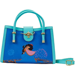 LOUNGEFLY Disney Aladdin Jasmine Princess Scenes Crossbody Bag