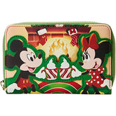 LOUNGEFLY Disney Mickey & Minnie Hot Cocoa Fireplace Wallet