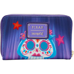 LOUNGEFLY Pixar Moments Coco Miguel and Hector Performance Zip Around Wallet