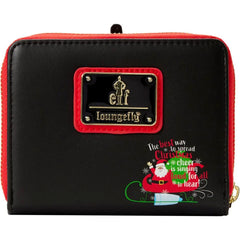 LOUNGEFLY Elf Buddy in Manhattan Zip Around Wallet