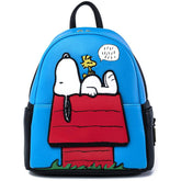 LOUNGEFLY Peanuts Snoopy Doghouse Faux Leather Womens Mini Backpack Purse