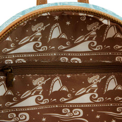 LOUNGEFLY Disney Moana Maui Tattoo Print Mini Backpack