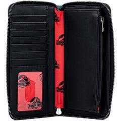 LOUNGEFLY Pop! Jurassic Park Gates Zip Wallet
