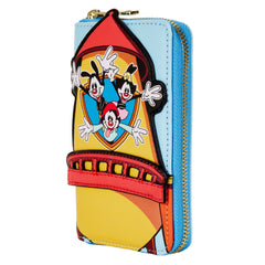 LOUNGEFLY Women's Animaniacs WB Tower Zip-Around Wallet