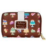 LOUNGEFLY Disney Princess Cakes Zip Around Wallet