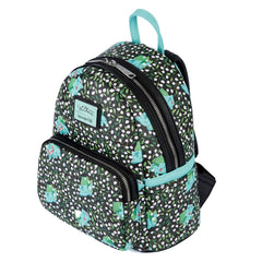 LOUNGEFLY POKEMON BULBASAUR AOP MINI BACKPACK