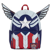 LOUNGEFLY MARVEL FALCON CAPTAIN AMERICA COSPLAY MINI BACKPACK