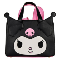 LOUNGEFLY SANRIO MY MELODY & KUROMI DOUBLE SIDED CROSS BODY BAG