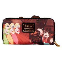 LOUNGEFLY Disney Villains Scene Gaston Ziparound Wallet