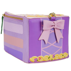 LOUNGEFLY DISNEY TANGLED COSPLAY CAKE CROSS BODY BAG