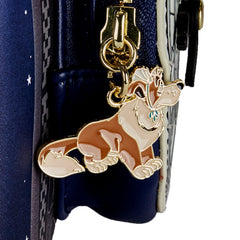 Loungefly Disney Peter Pan Glow Clock Double Strap Shoulder Bag