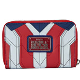 LOUNGEFLY MARVEL FALCON CAPTAIN AMERICA COSPLAY ZIP AROUND WALLET