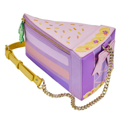 LOUNGEFLY DISNEY TANGLED COSPLAY CAKE CROSS BODY BAG