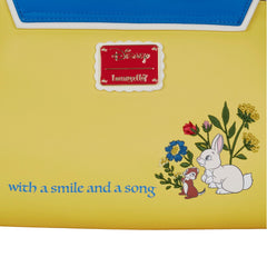 LOUNGEFLY DISNEY SNOW WHITE COSPLAY BOW HANDBAG