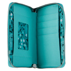 LOUNGEFLY POKEMON BULBASAUR AOP ZIP AROUND WALLET