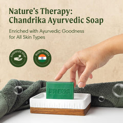 Chandrika Soap Ayurvedic Herbal And Vegetable Oil Soap - 2.64 Oz - Case Of 10