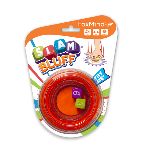 FoxMind, Slam Words, Shake-N-Play Vocabulary Word Travel Game, Fun Go-Anywhere Activity for Family and Friends
