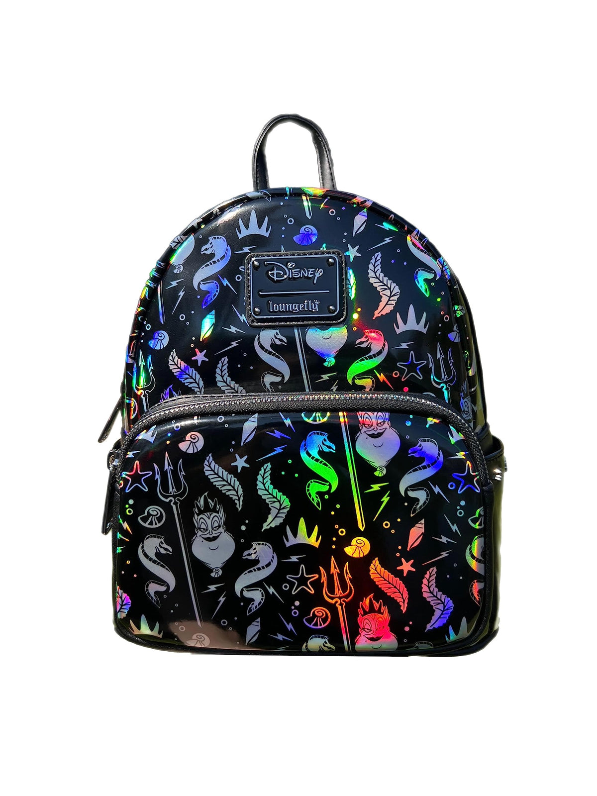 Loungefly Little Mermaid Iridescent Ursula AOP Toyz N Mini Backpack