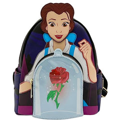 Loungefly Beauty and the Beast Belle Enchanted Rose Toyz Mini Backpack