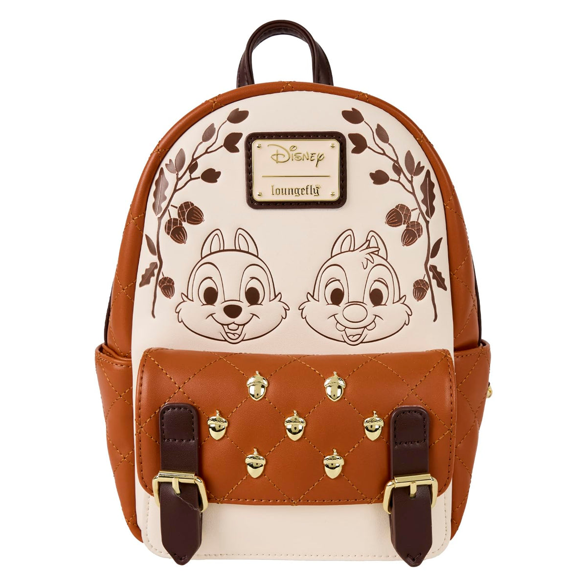 Loungefly Disney Chip and Dale Quilted Mini Backpack