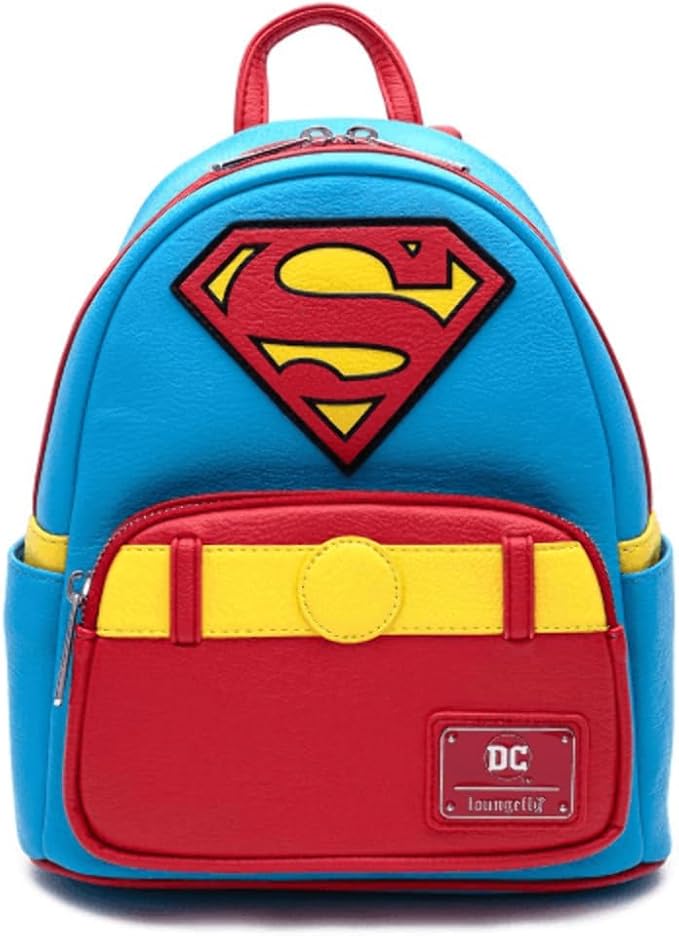 Loungefly DC Comics Vintage Superman Cosplay Mini Backpack