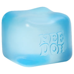 Schylling NeeDoh Nice Cube -Sensory Squeeze Toy with Super Solid Squish - 2.25" Cube (BLUE)