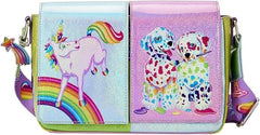 Loungefly Lisa Frank Color Block Crossbody Bag