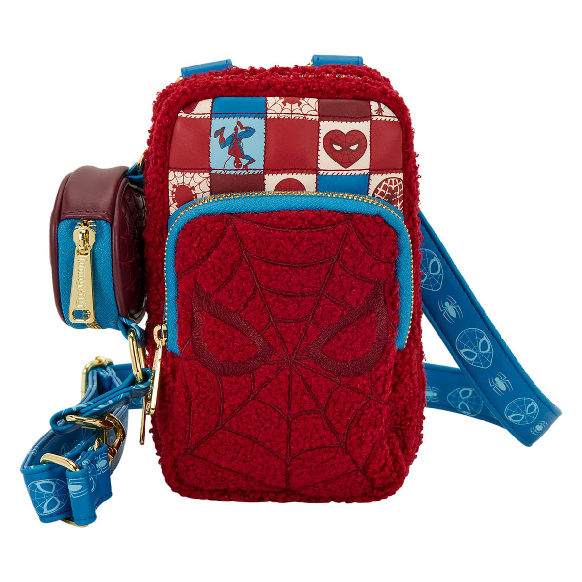 Loungefly Marvel Spider-Man Cell Phone Crossbody Bag