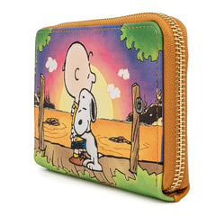 Loungefly Peanuts Sunset Zip Around Wallet