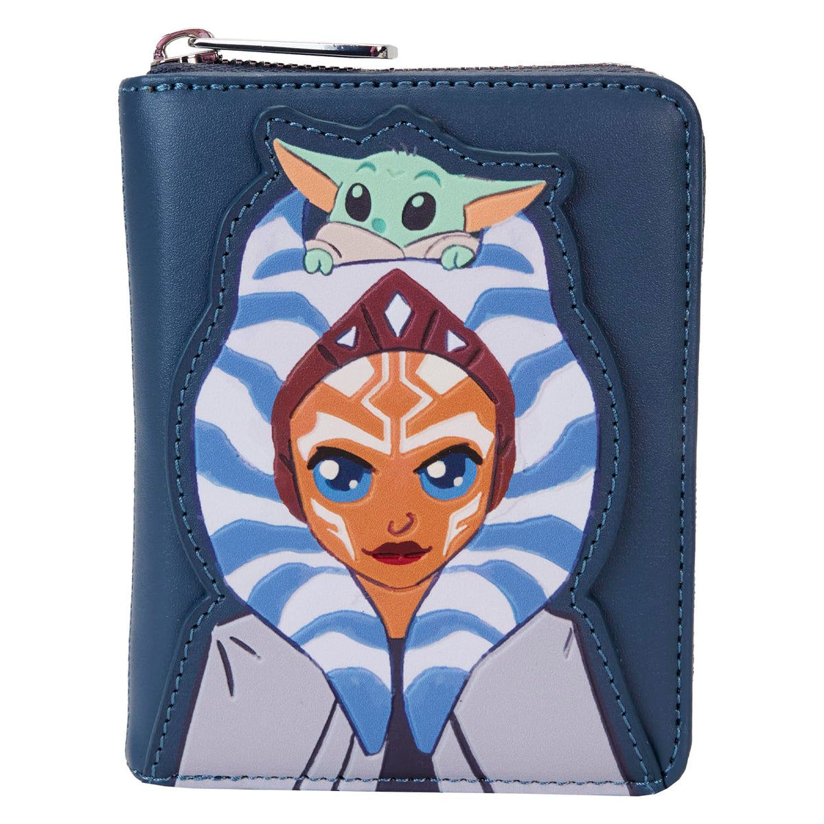 Loungefly Star Wars Ahsoka and Grogu Precious Cargo Zip Around Wallet