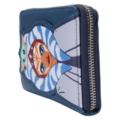Loungefly Star Wars Ahsoka and Grogu Precious Cargo Zip Around Wallet