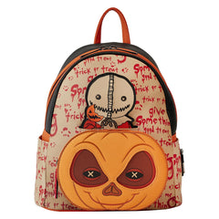 Loungefly Trick 'r Treat Sam Pumpkin Mini Backpack