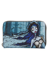 Loungefly The Corpse Bride Emily Forest Zip Around Wallet