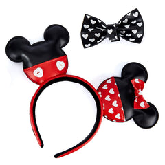 Loungefly Disney Mickey Mouse and Minnie Mouse Ears Headband