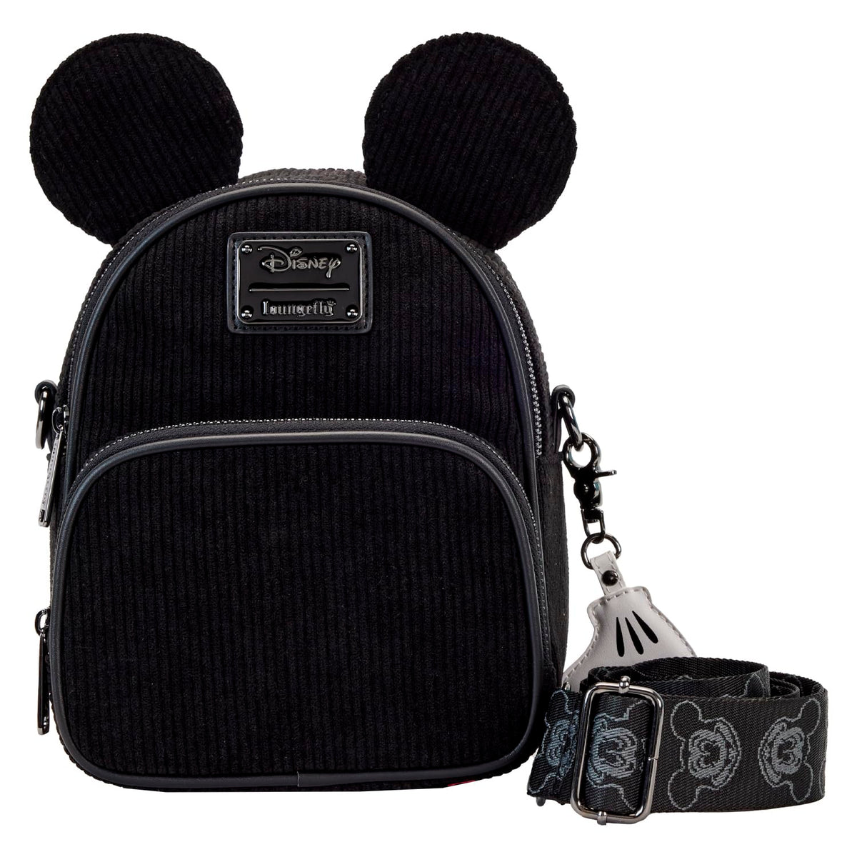 Loungefly Disney Mickey Corduroy Convertible Bag