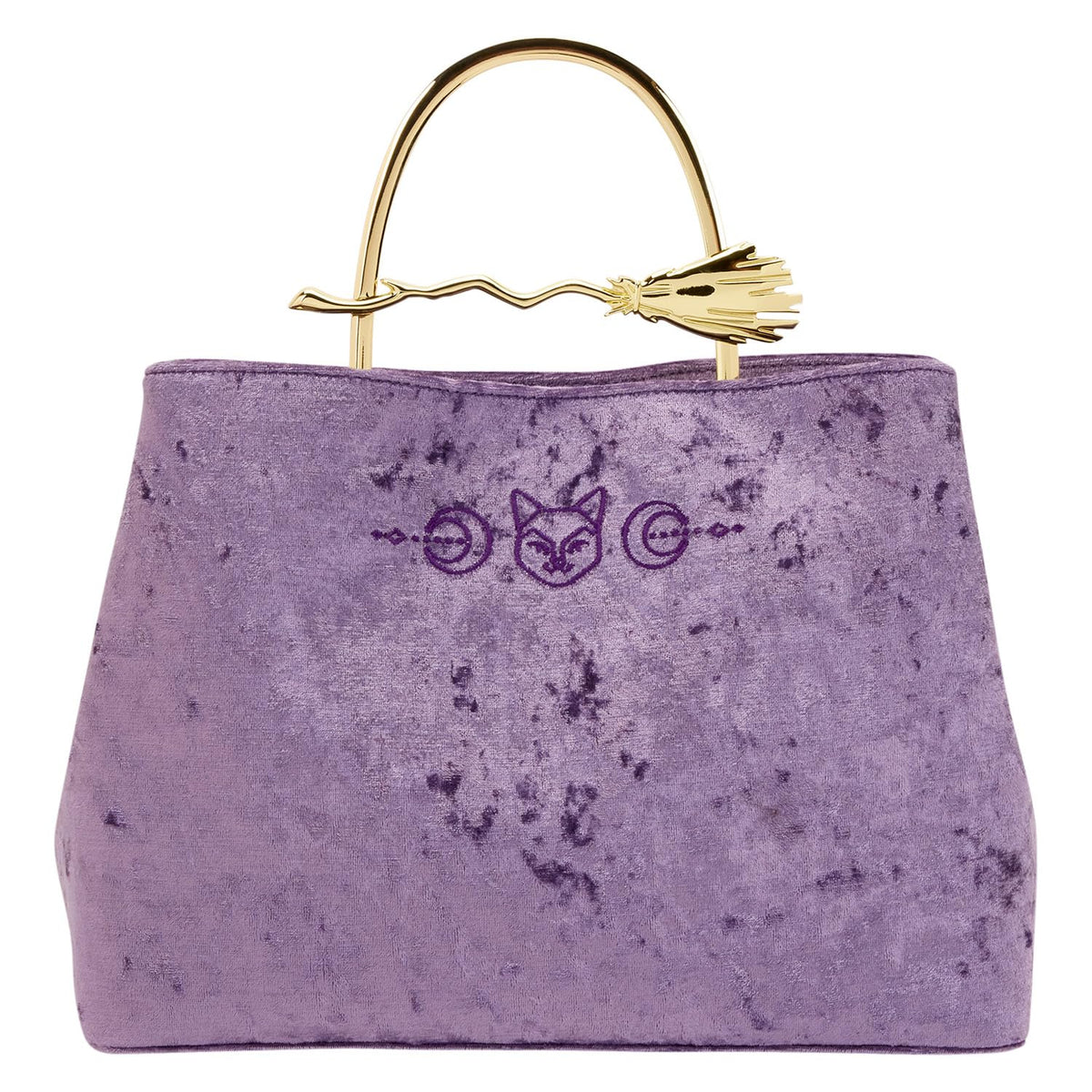 Loungefly Disney Hocus Pocus Velvet Broom Handle Handbag