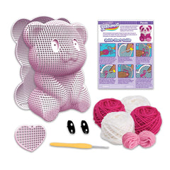 Yarnimals  Panda — Loop Your Own Panda — Craft Kit —Make Your Own Animal Toy — Ages 8+