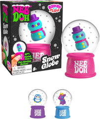 Schylling NeeDoh SQUISHMAS SQUISH N' FLOW SNOW GLOBE - Random style