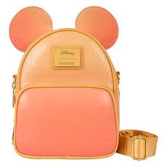 Loungefly Mickey Mouse Glitter Sequin Convertible Mini Backpack