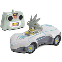 NKOK Sonic Racing RC Car Silver 1:28 Scale 2.4GHz Remote Control