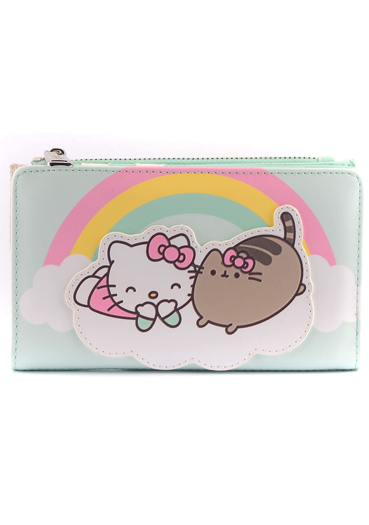 Loungefly Pusheen Hello Kitty Cloud Lounging Flap Fashion Wallet
