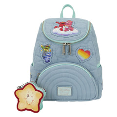 Loungefly Care Bears and Sesame Street Faux Denim Mini Backpack